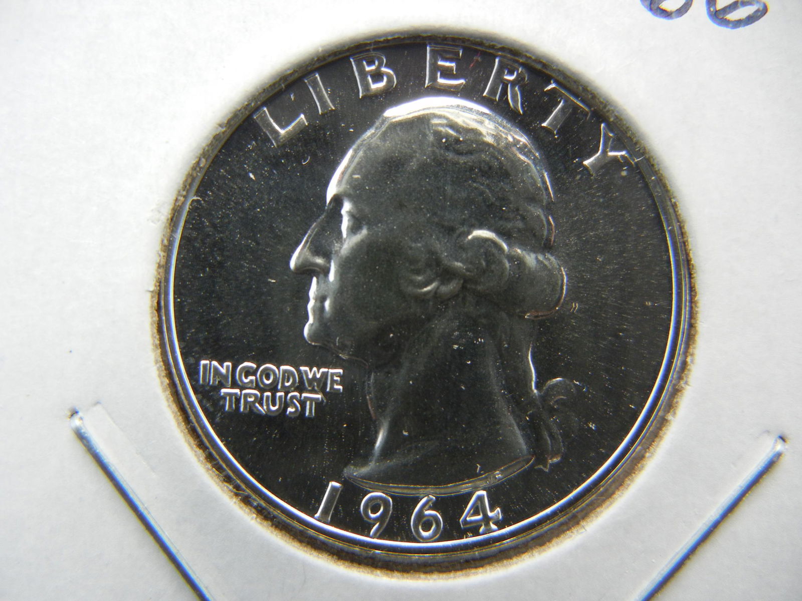 1964 Washington Quarter.  GEM Proof 66. (1 of 3)