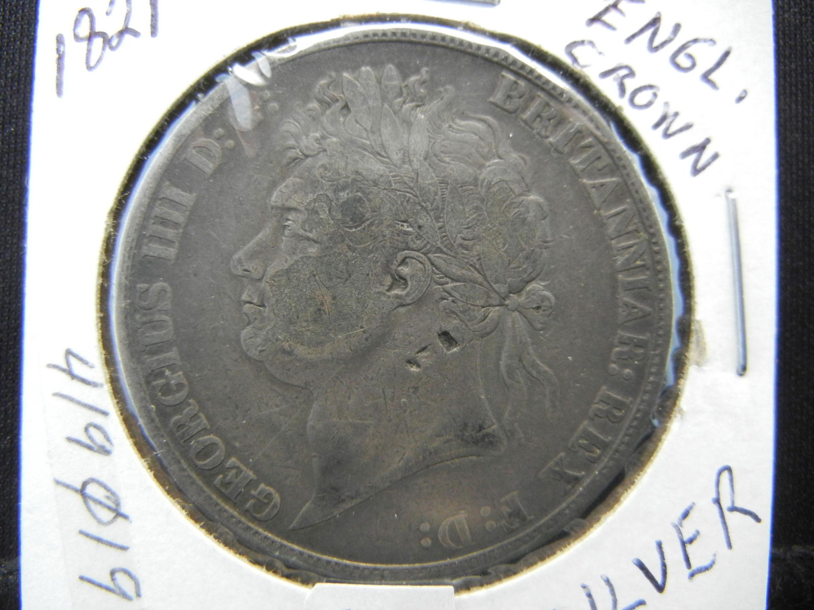 1821 Great Britain Dollar Sized Coin (1 of 3)