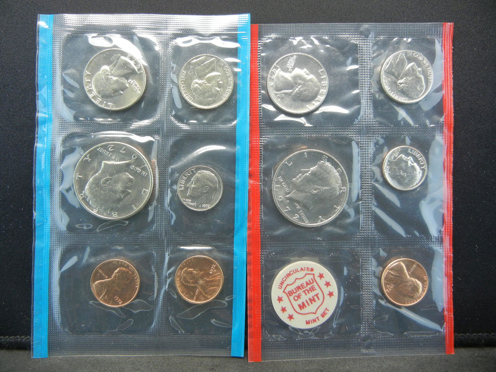 1972 US Mint set with all Philadelphia, Denver, and San (1 of 5)