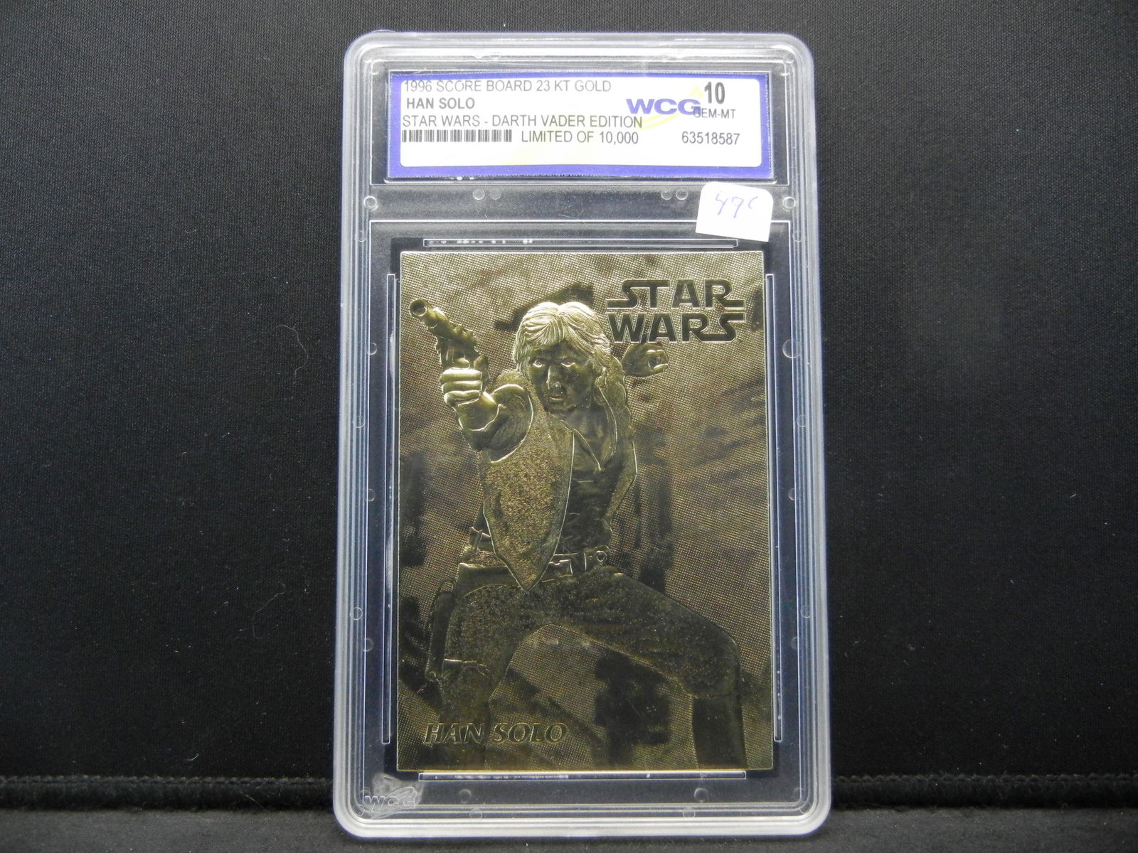 STAR WARS "HAN SOLO/DARTH VADER EDITION", 23K GOLD, (1 of 4)