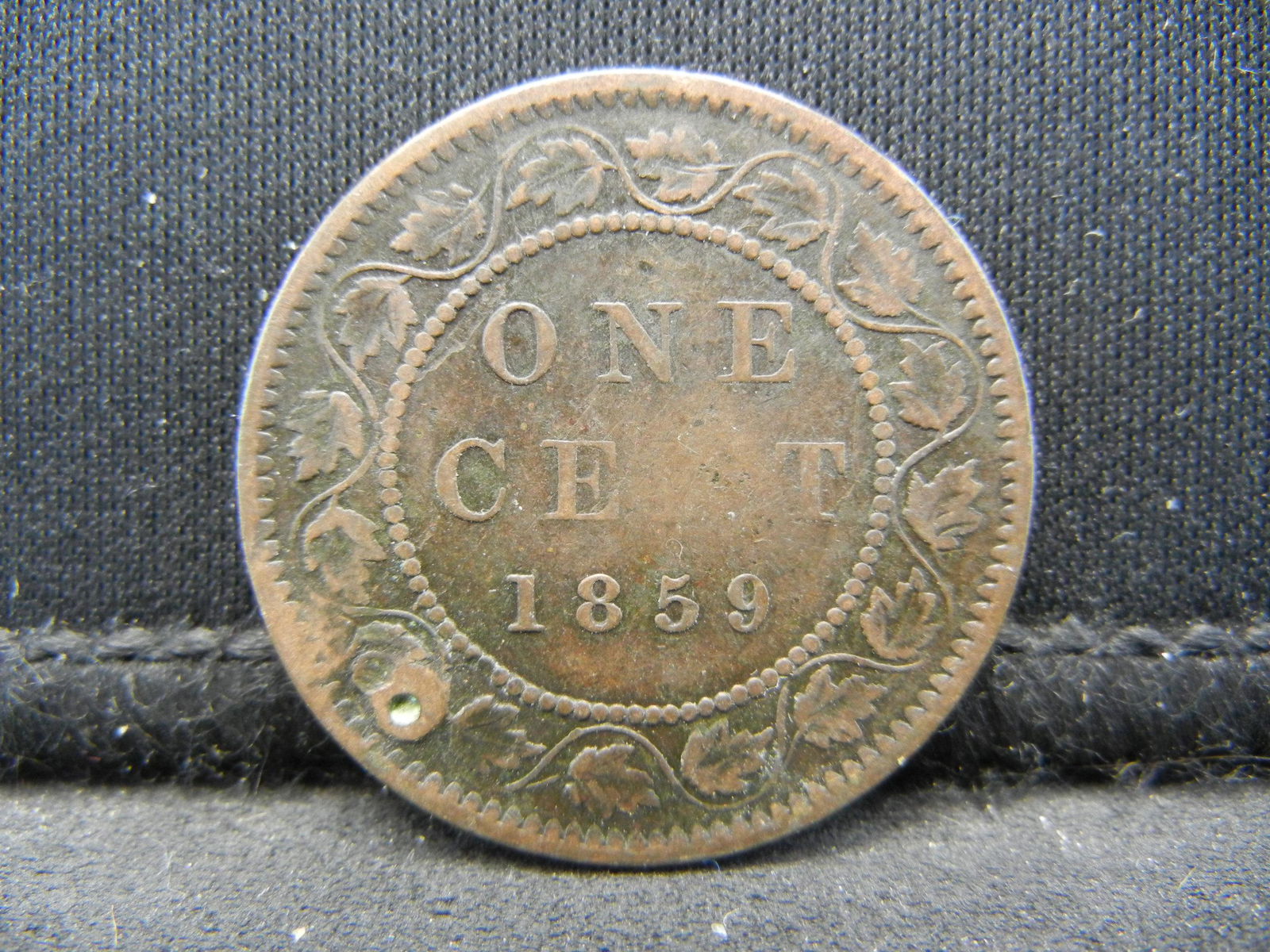 1859 CANADIAN ONE CENT (1 of 2)