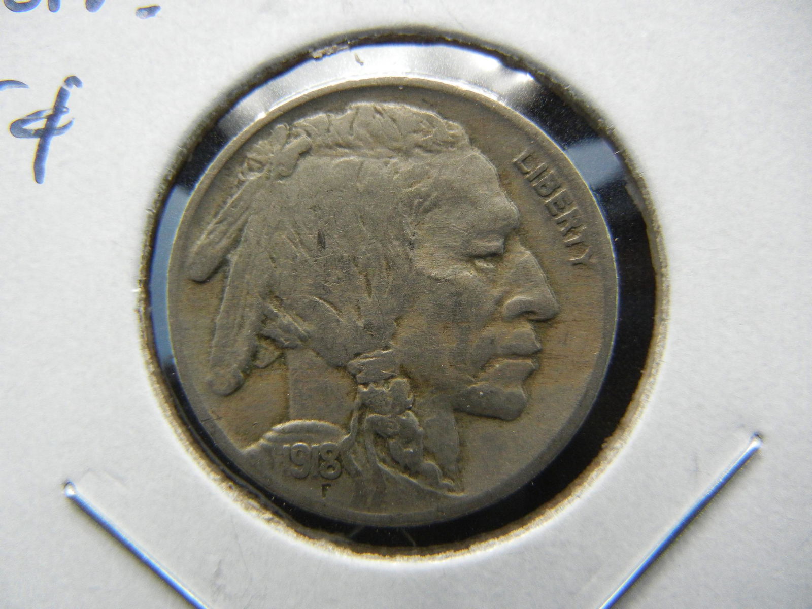 1918 Buffalo 5c.  XF+. (1 of 3)