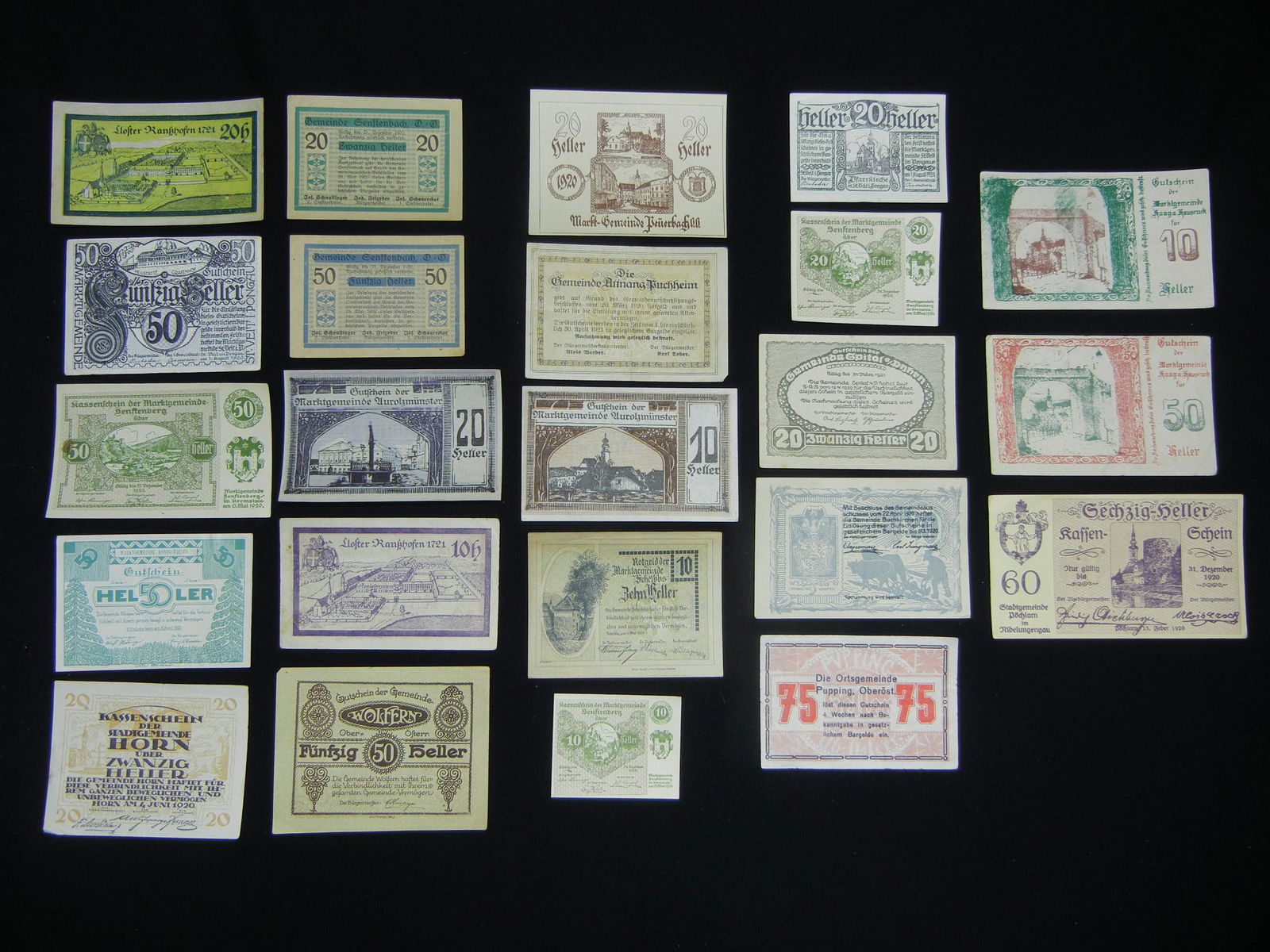 23 Austria Notgeld. (1 of 12)