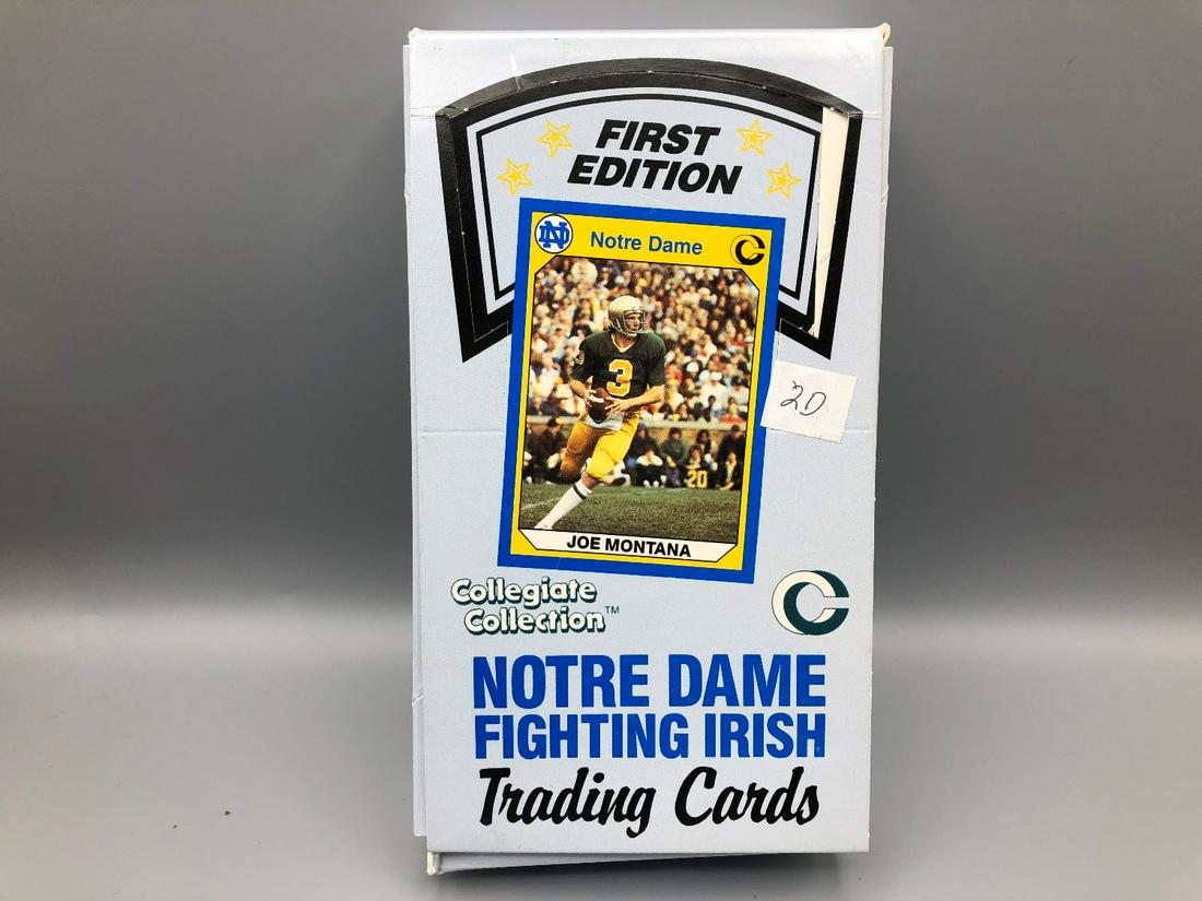 unopened box of Notre Dame football, first edition (1 of 1)