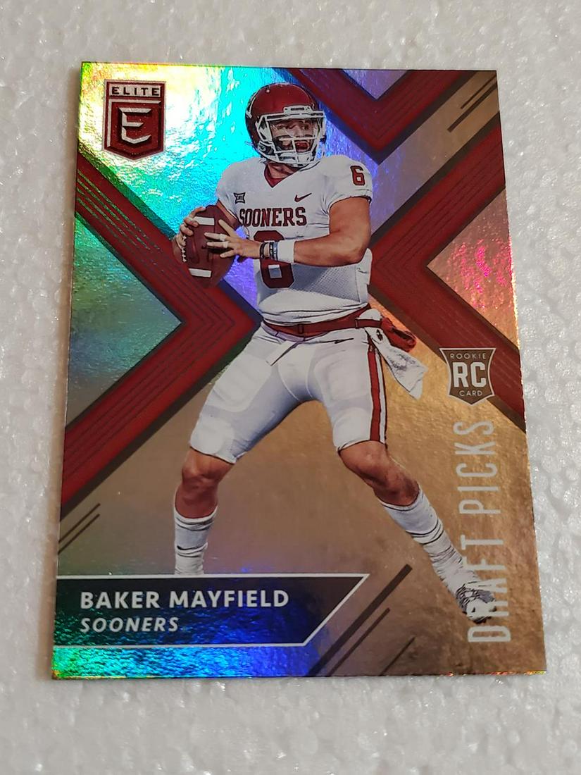 2018 Panini Elite Draft Picks #139 Baker Mayfield RC (1 of 2)