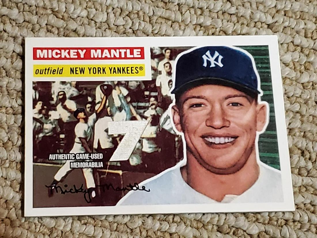 2007 Topps Mickey Mantle Game Used Swatch #MMR-56: 2007 Topp