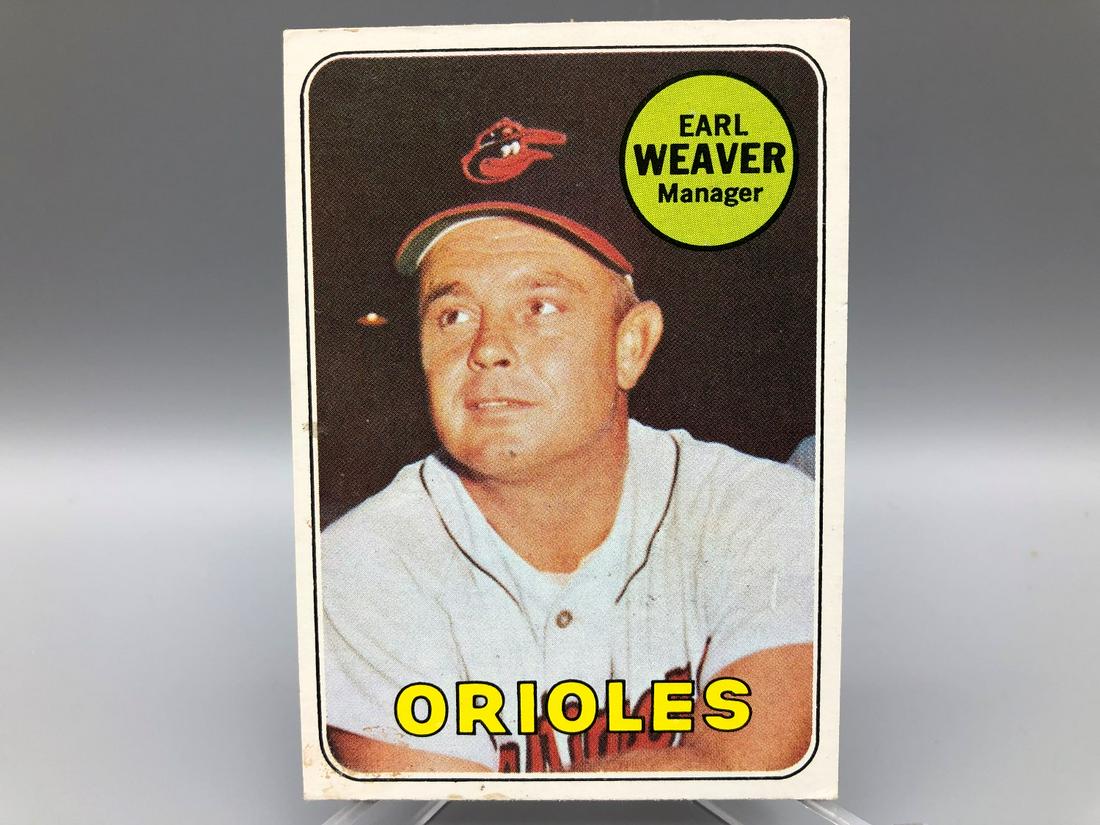 1969 Topps Earl Weaver Rookie #516: 1969 Topp