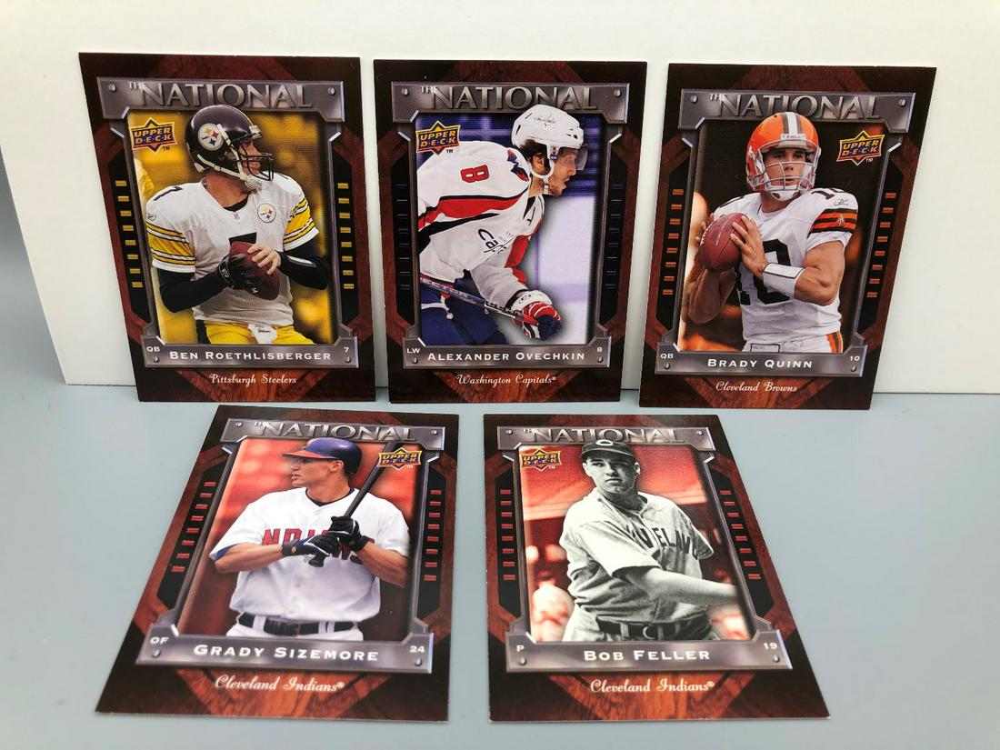2009 Upper Deck National Exclusive card lot of 5 - Ben: 2009 Upp