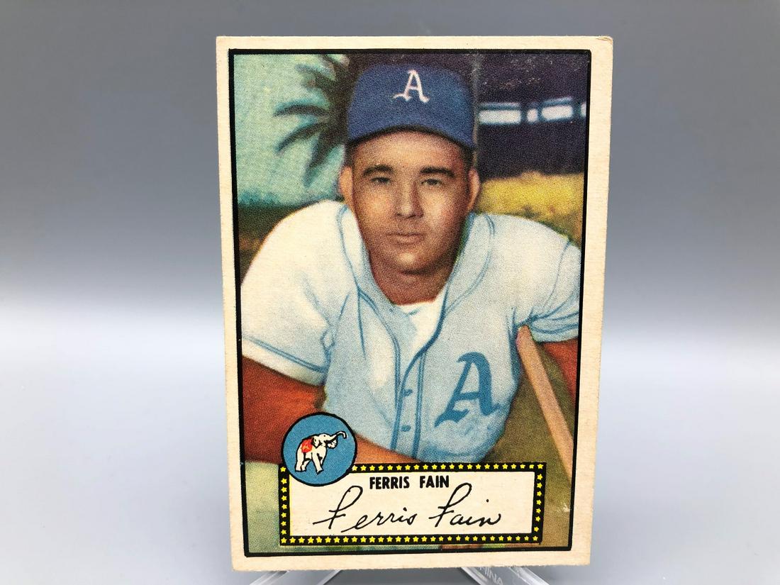 1952 Topps Ferris Fain #21 Black Back (1 of 2)