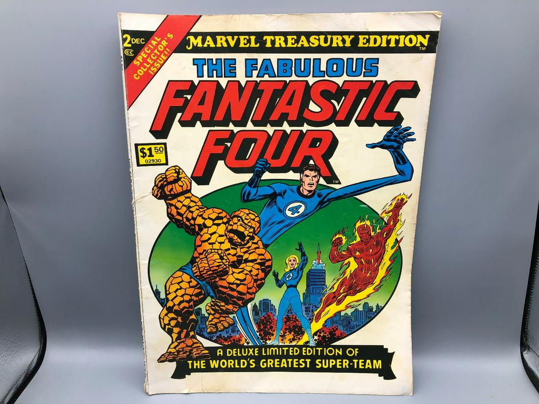 Marvel Treasury #2 - Fantastic Four Jumbo Comic Book (1 of 2)