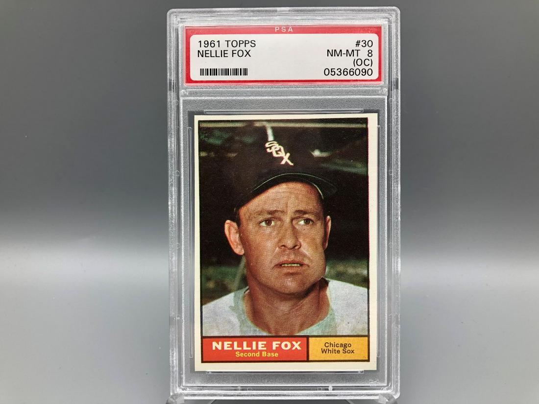1961 Topps Nellie Fox # 30 PSA NM-MT OC (1 of 2)