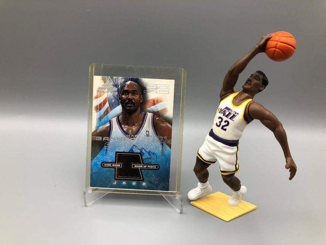 2001-02 Fleer Karl Malone Jersey Card and 1994 Karl (1 of 2)
