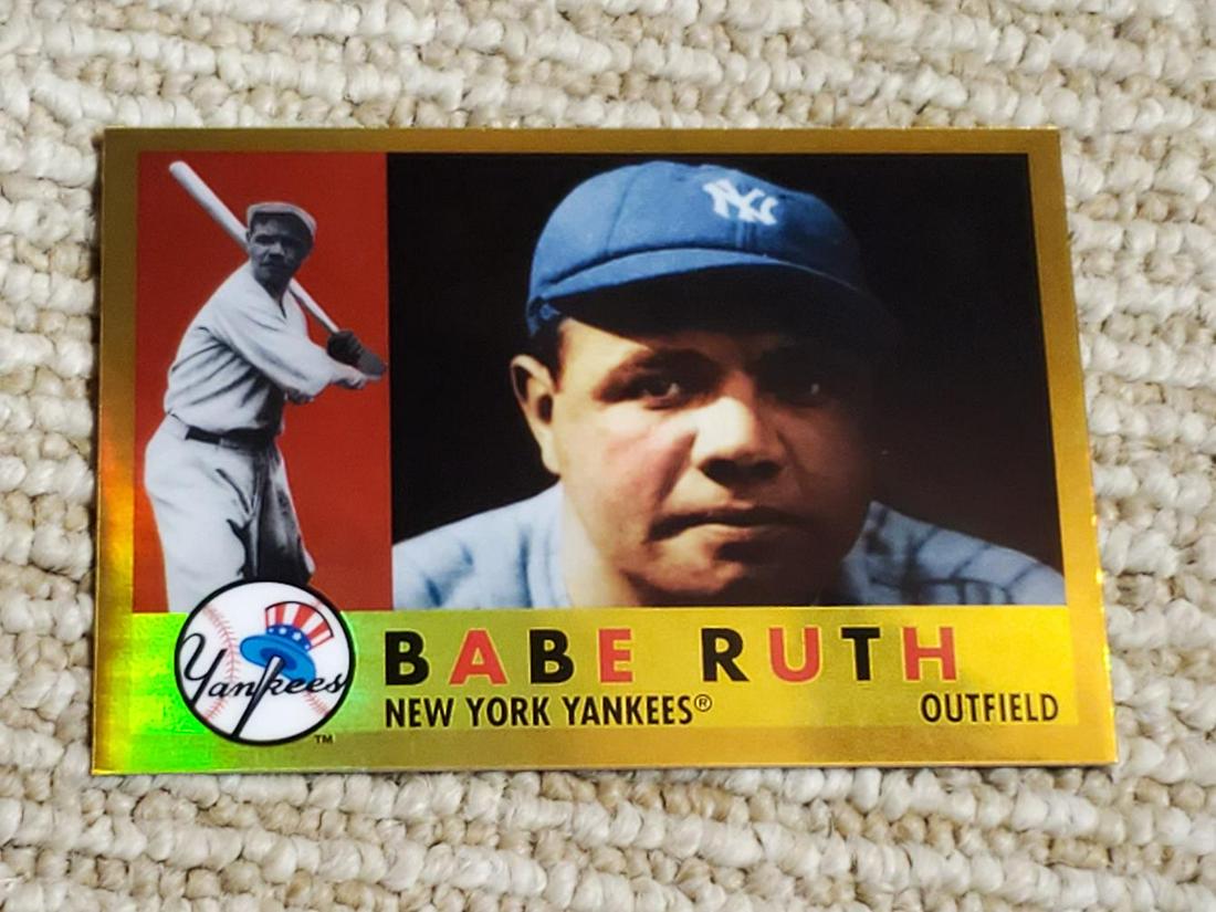 2011 Chrome Gold Refractor #BR60 Babe Ruth Available: 2011 Chro