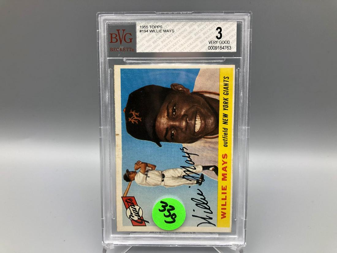 1955 Topps Willie Mays #194 Nice Look (1 of 2)