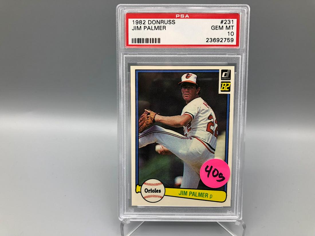 1982 Donruss Jim Palmer #231 PSA Gem Mint 10: 1982 Donr