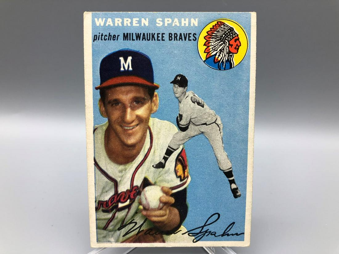 1954 Topps Warren Spahn #20  (1 of 2)