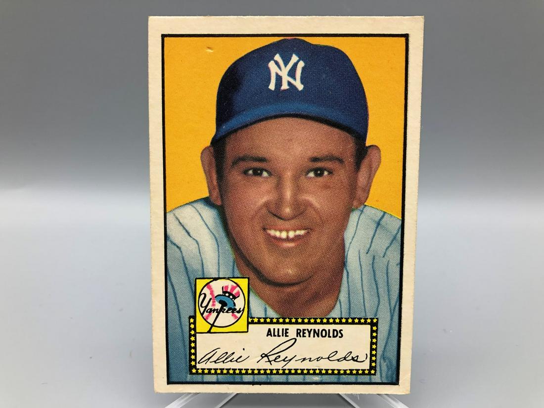 1952 Topps Allie Reynolds #67 Black Back (1 of 2)