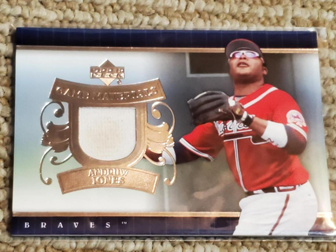 2007 Upper Deck Game Materials Andruw Jones Jersey Card (1 of 1)