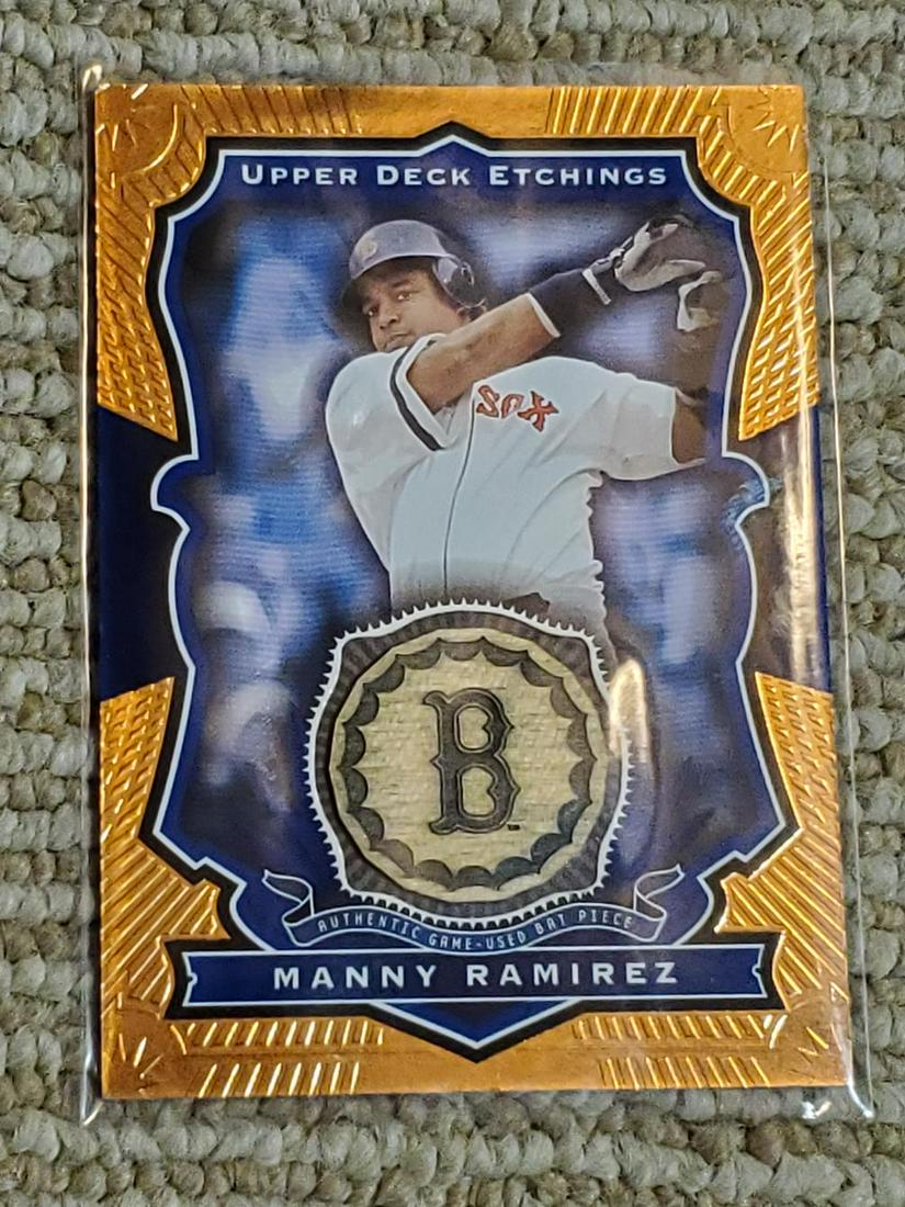 2004 Upper Deck Etchings Manny Ramirez Bat Card (1 of 1)