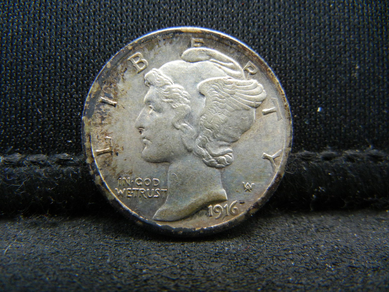 1916 Mercury Dime CH BU First Year Issue (1 of 2)