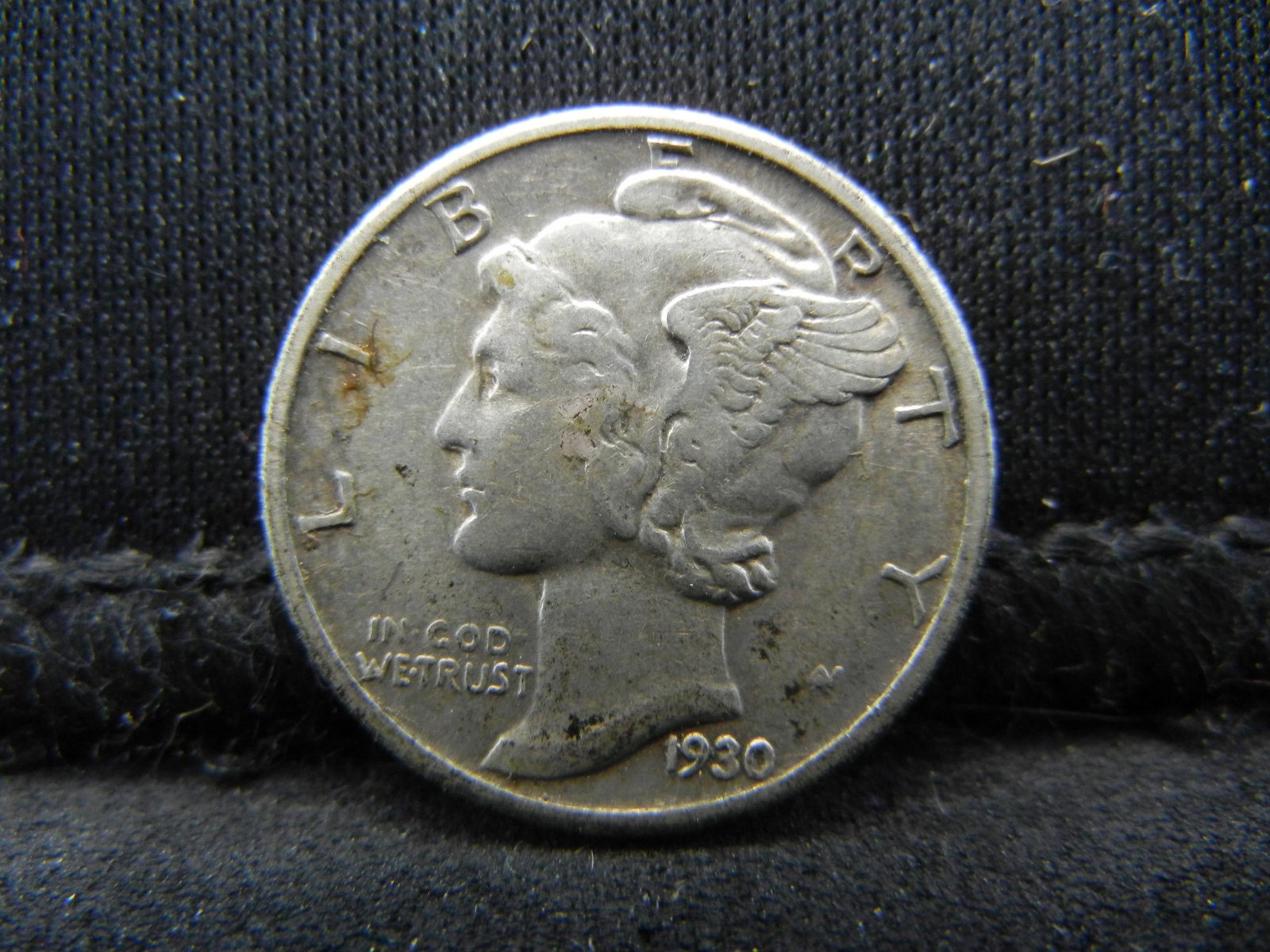 1930 Mercury Dime AU (1 of 2)