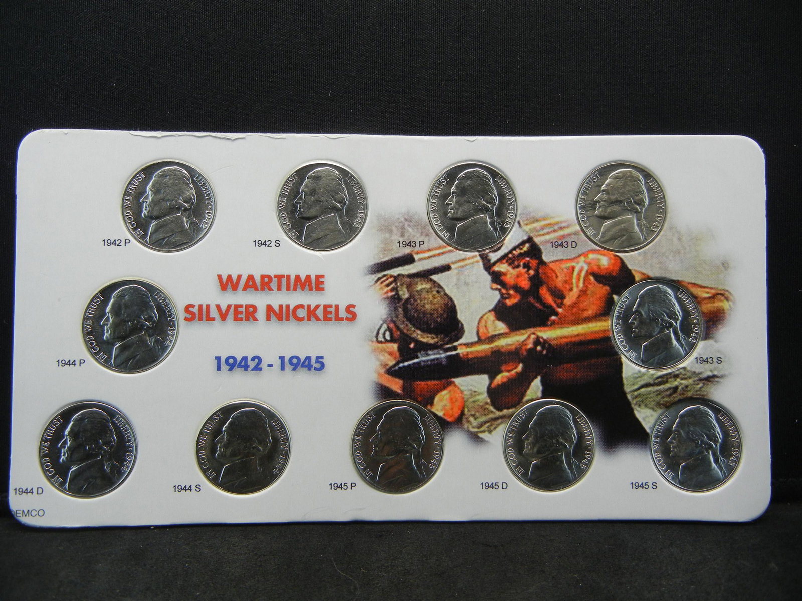 Complete Set Silver War Nickels Higher Grade (1 of 2)