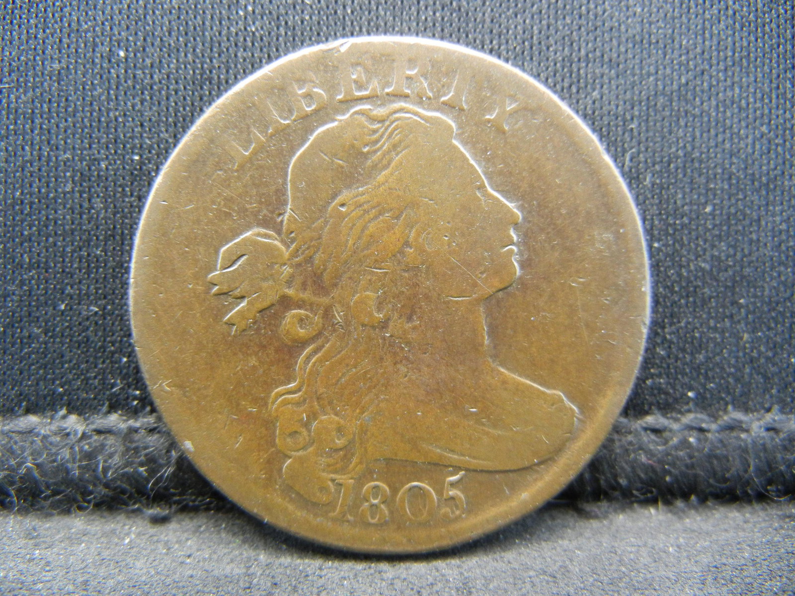 1805 Draped Bust Large Cent VF (1 of 2)