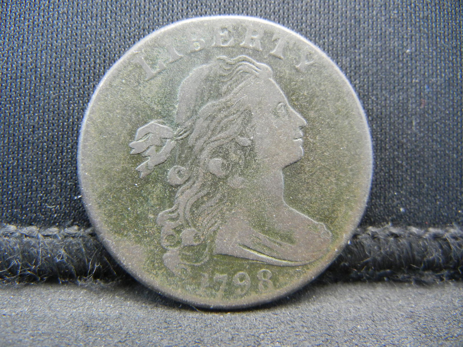 1798 Draped Bust Large Cent VF (1 of 2)