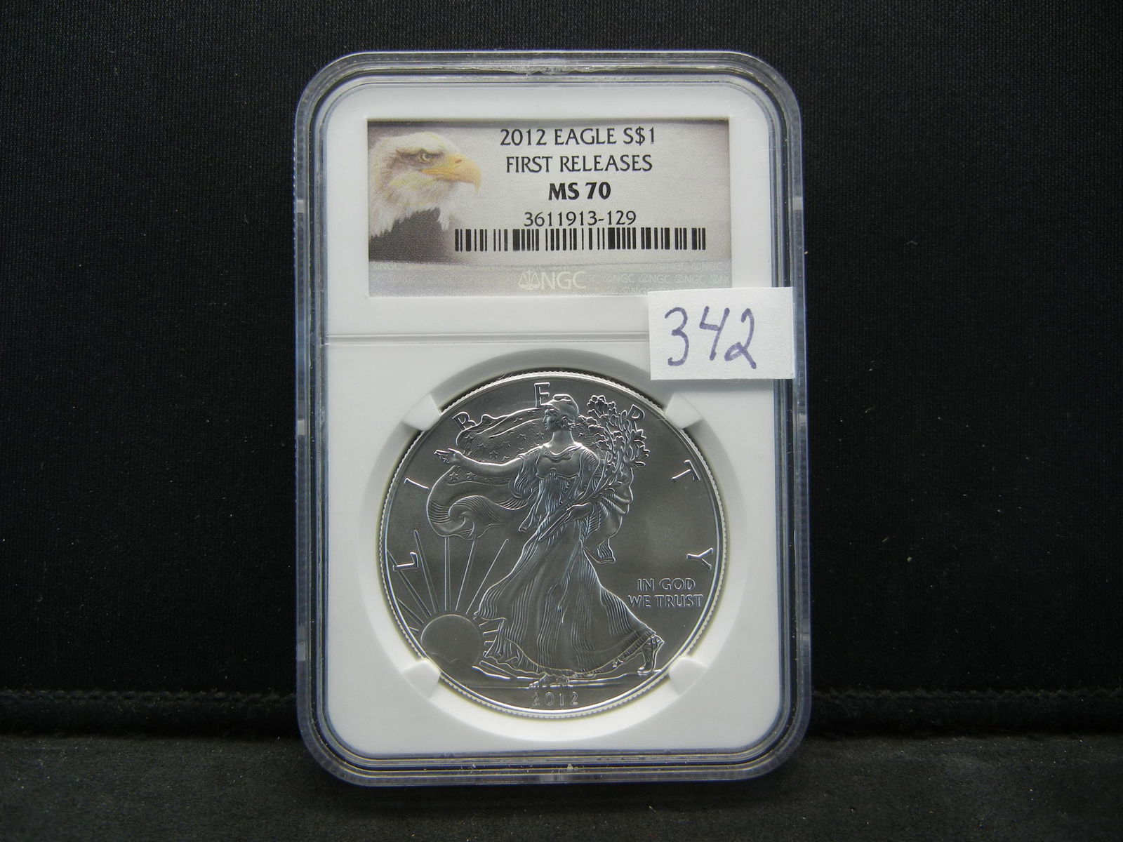 2012 Silver Eagle NGC MS70 First Releases (1 of 4)
