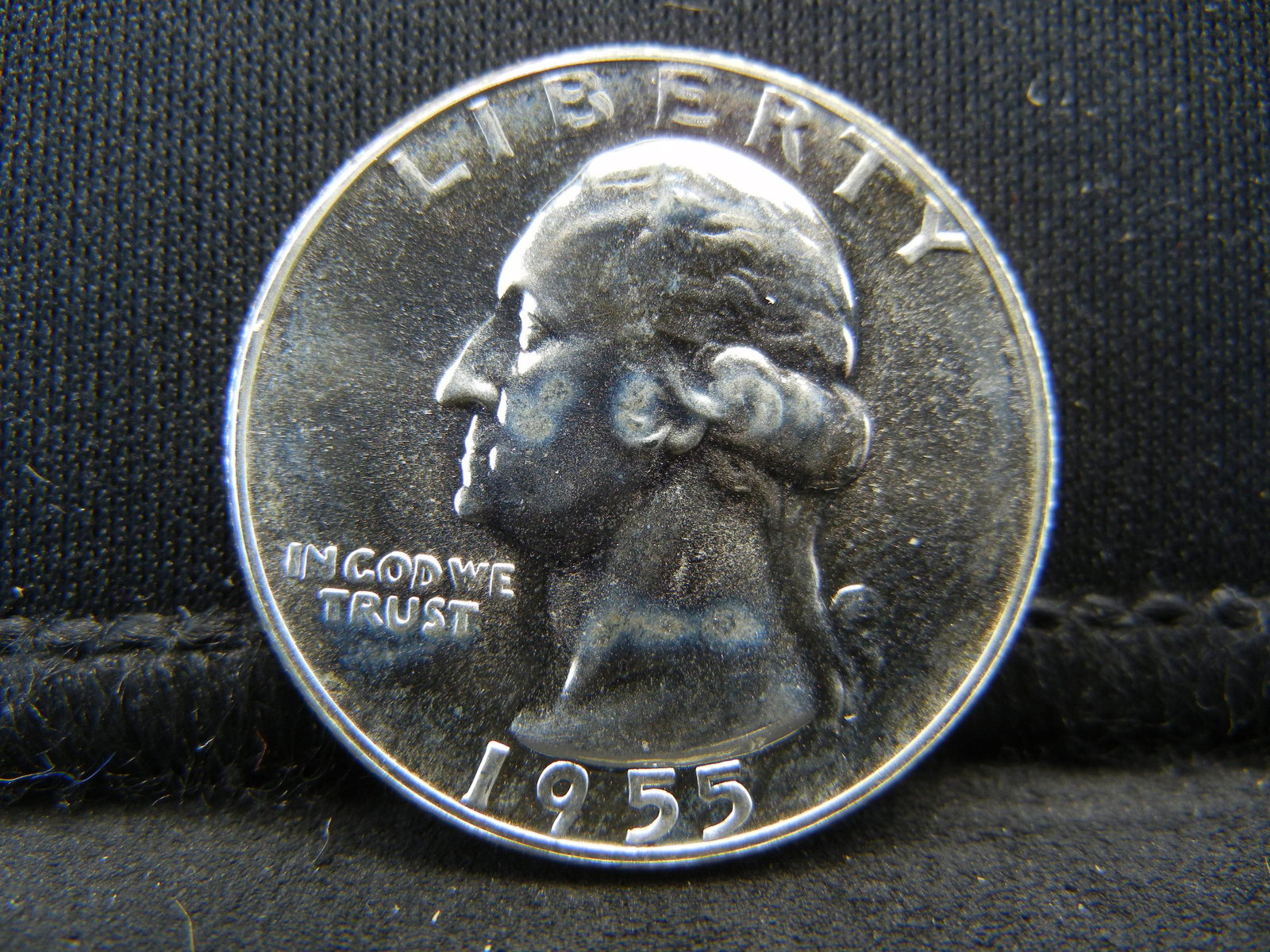 1955 United States Washington Silver Quarter: 1955 United States Washington Silver Quarter
