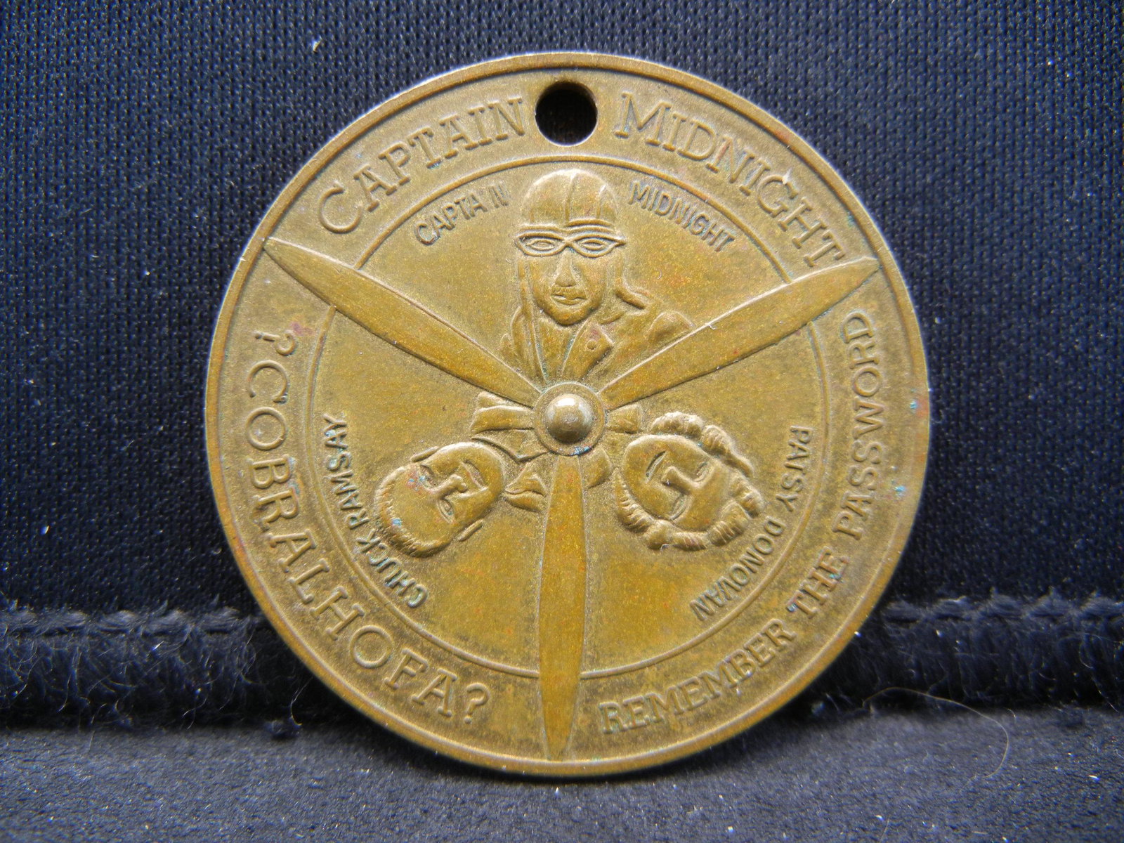 Skelly Oil Captain Midnight Spinner Token: Skelly Oil Captain Midnight Spinner Token