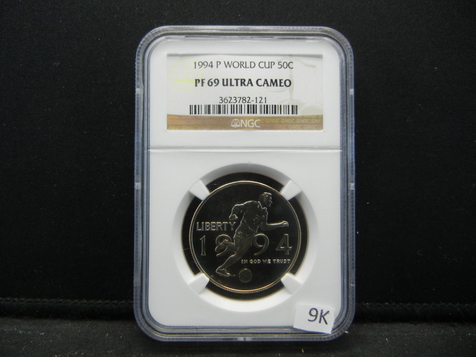 1994 P World Cup NGC PF69 Ut Cameo Half: 1994 P World Cup NGC PF69 Ut Cameo Half