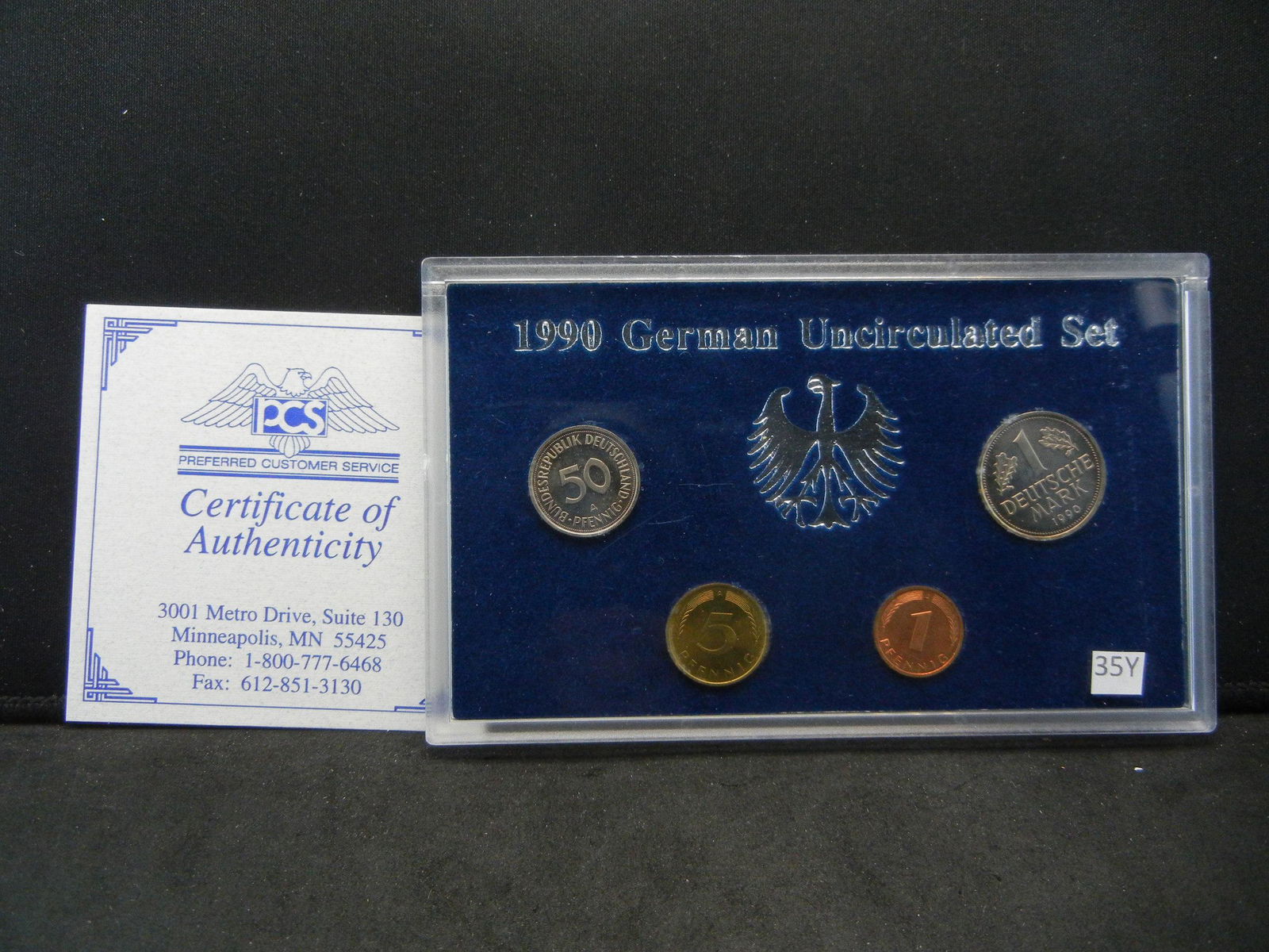 1990 Germany unc coin set (1 of 4)