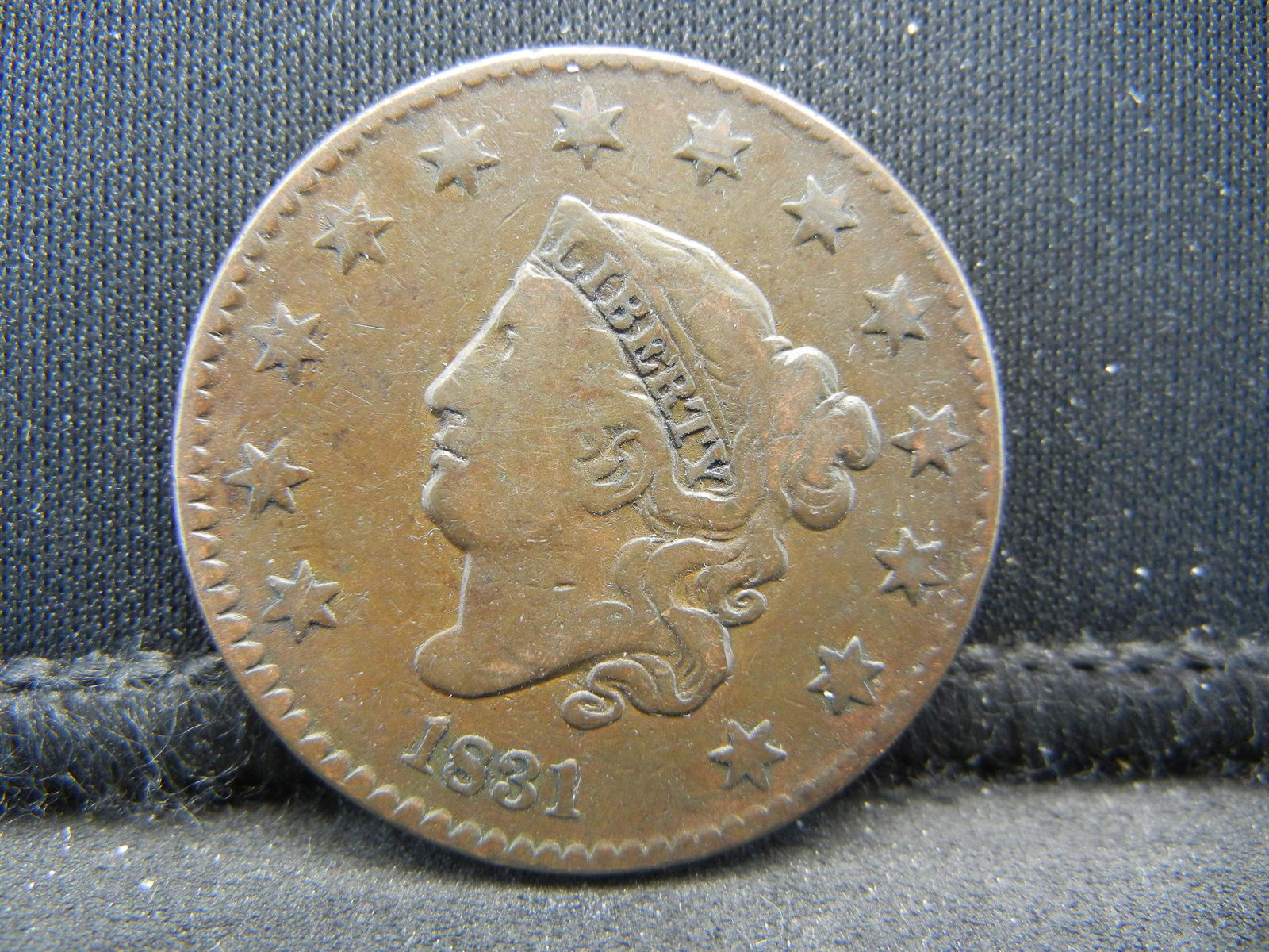 1831 Large Cent Nice (1 of 2)