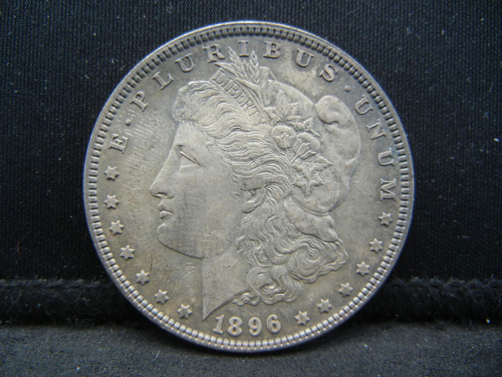 1896 Morgan Dollar BU Crazy Toning (1 of 2)
