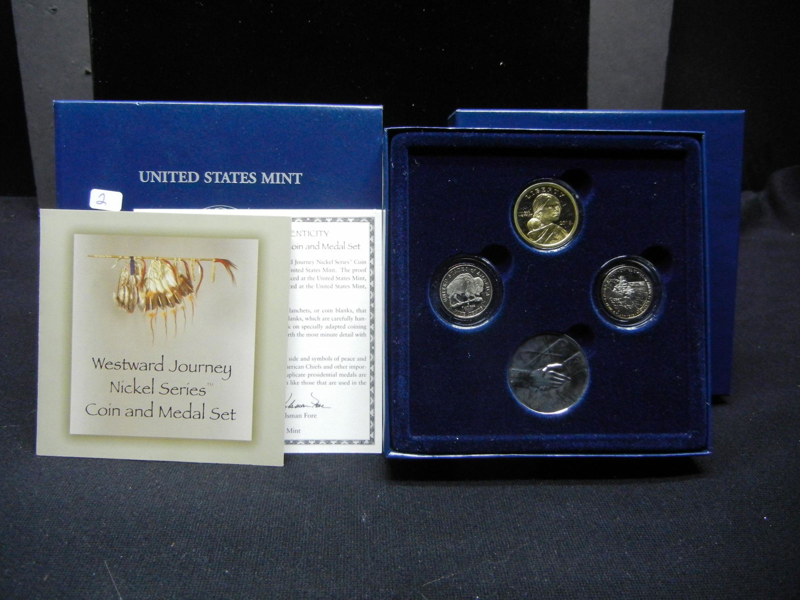 2005-S Westward Journey Coin and Medal Set.  2005-S (1 of 4)