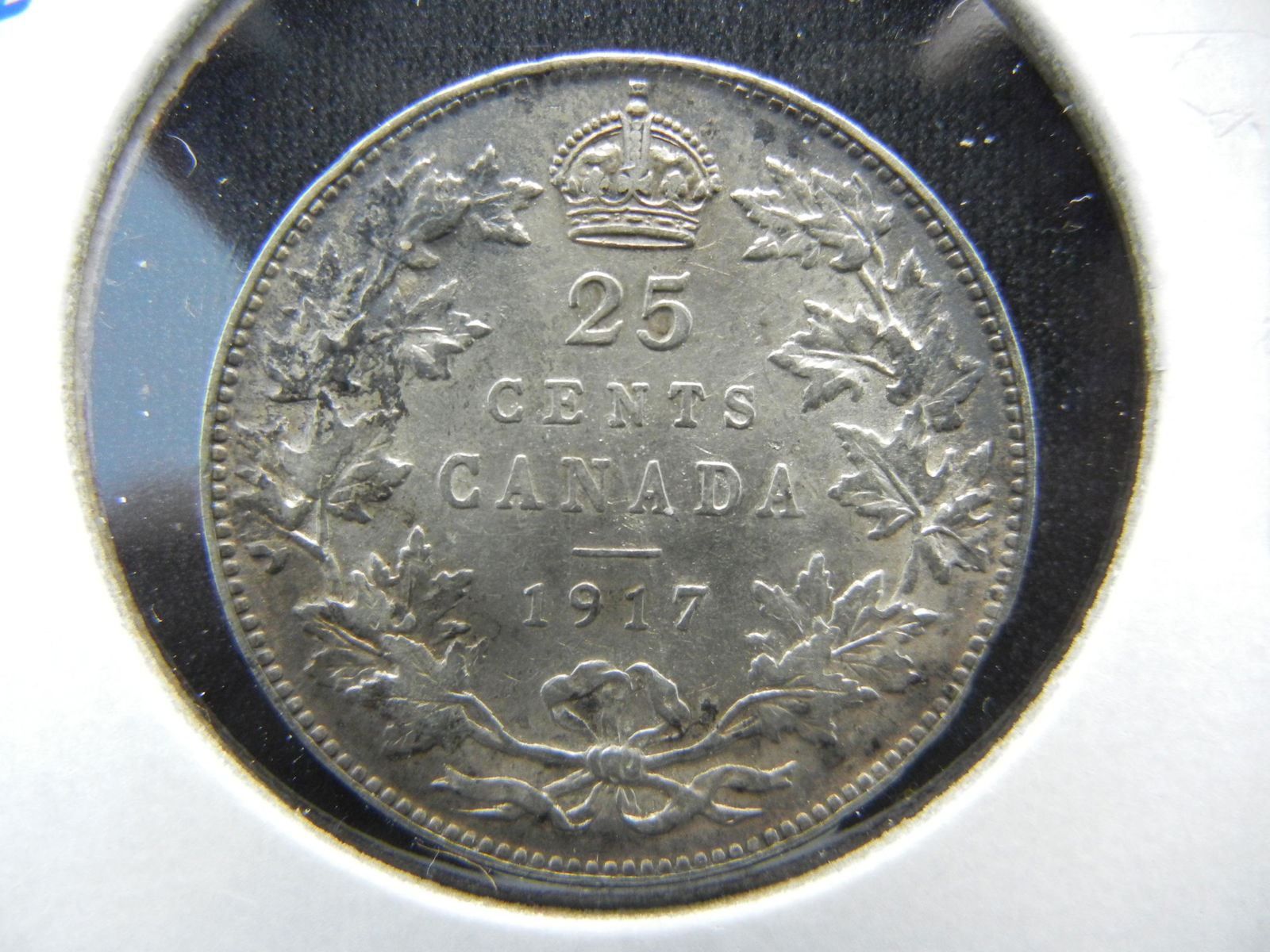 1917 Canada 25c. XF Details. (1 of 3)