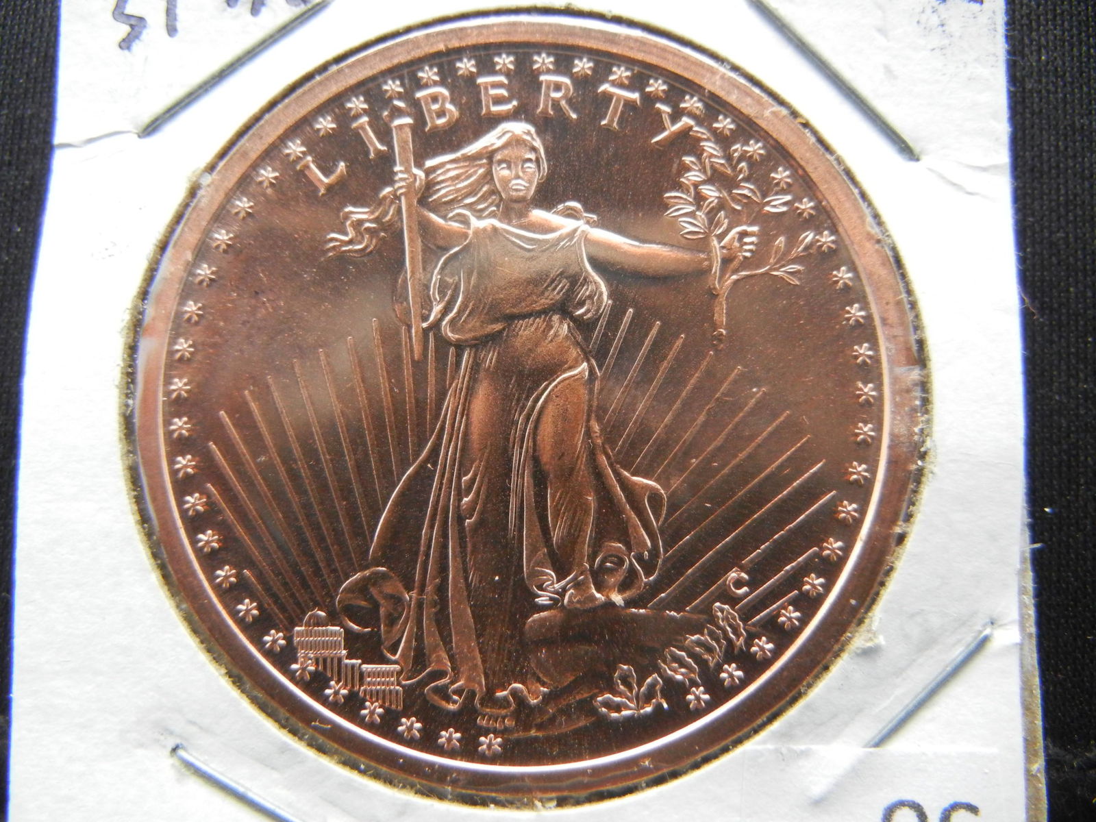 Copper Round .999 St. Augustine (1 of 3)