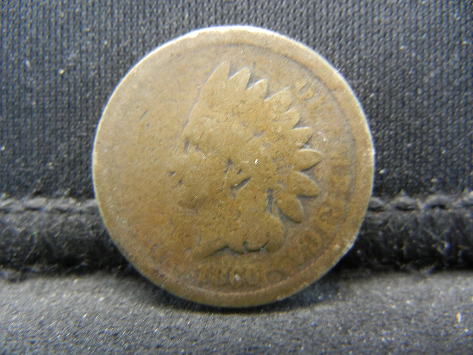 1860 Copper Nickel Indian Head Cent. (1 of 2)