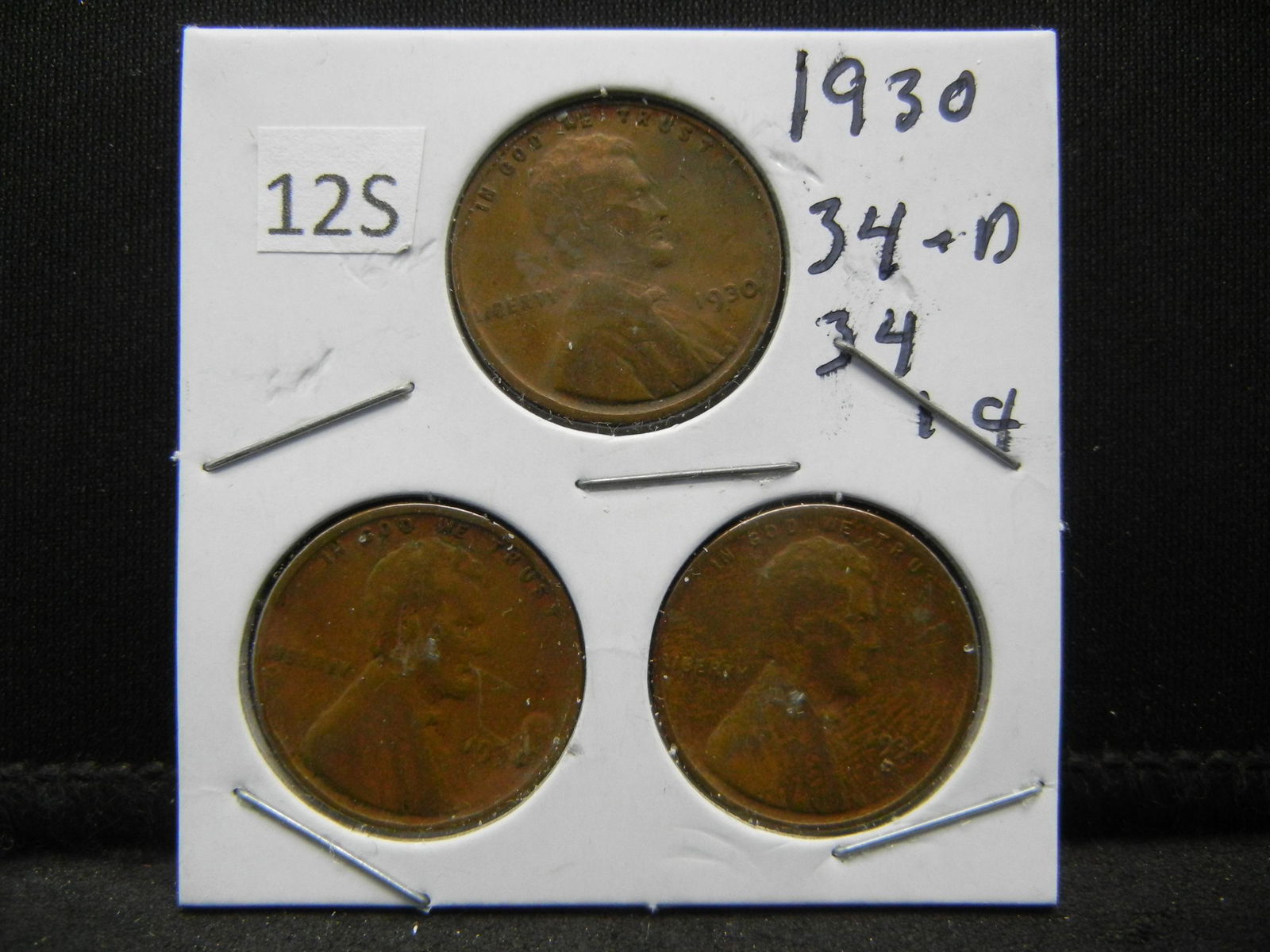 1930, 34 PD Wheat Cents (1 of 2)