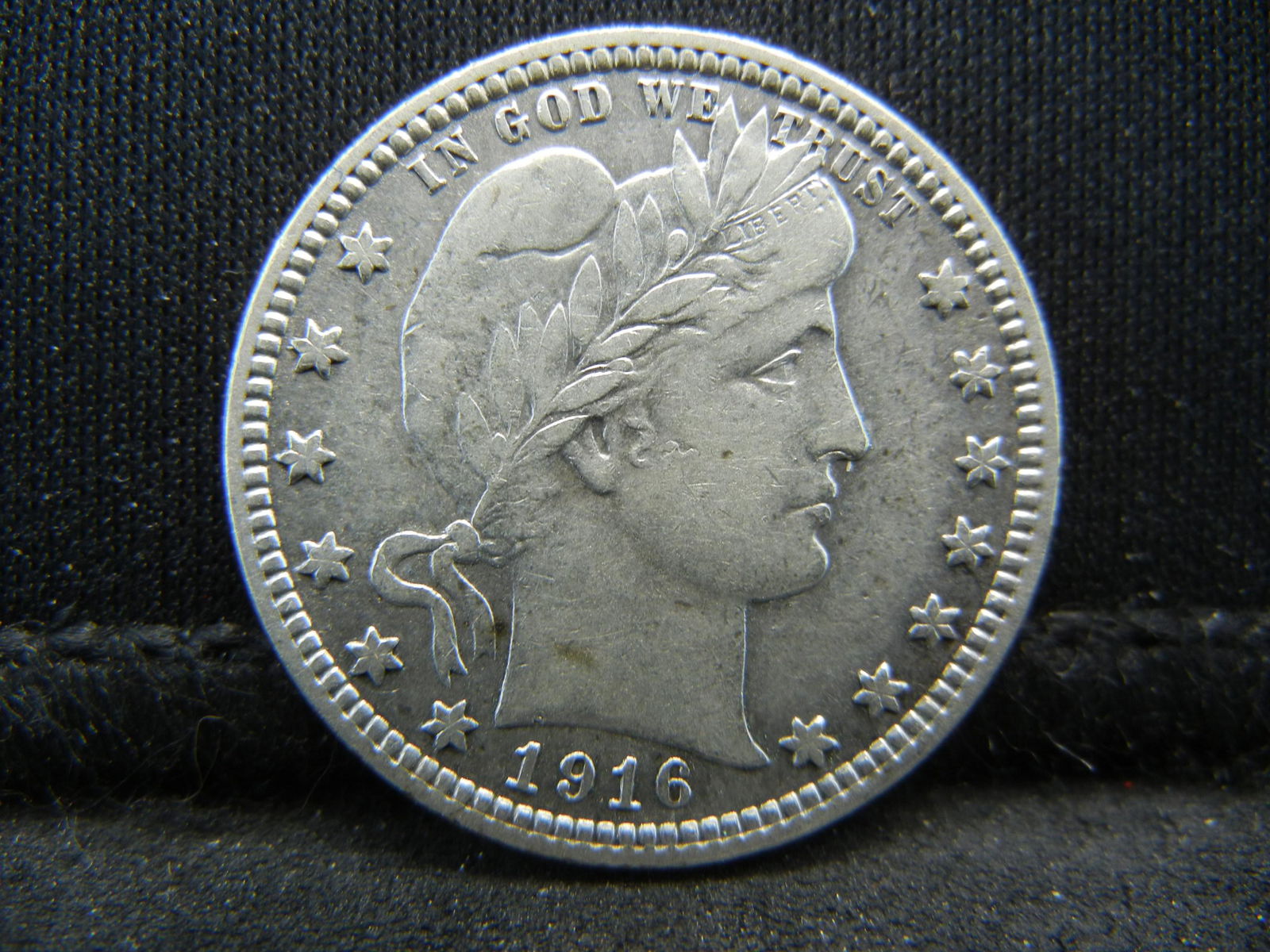 1916-D Barber Quarter, XF++ Condition With Bold (1 of 2)