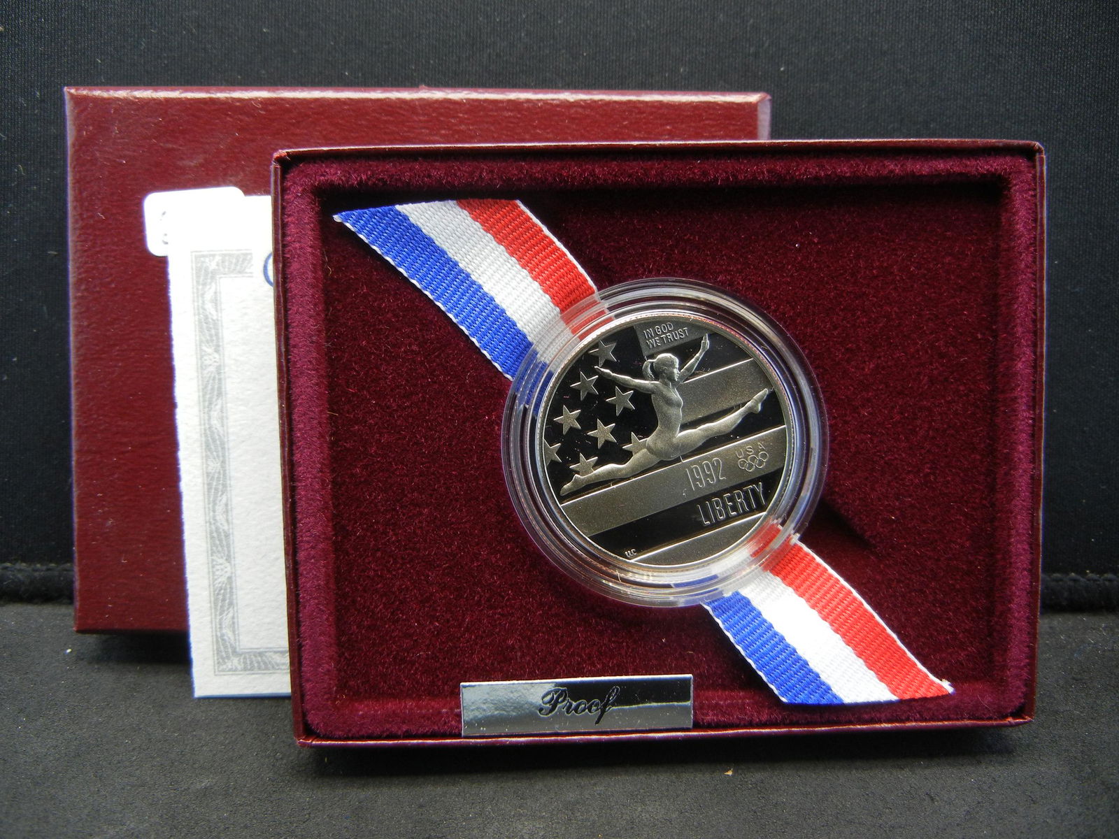 1992-S U.S. Olympic Commemorative Half Dollar.  GEM (1 of 4)