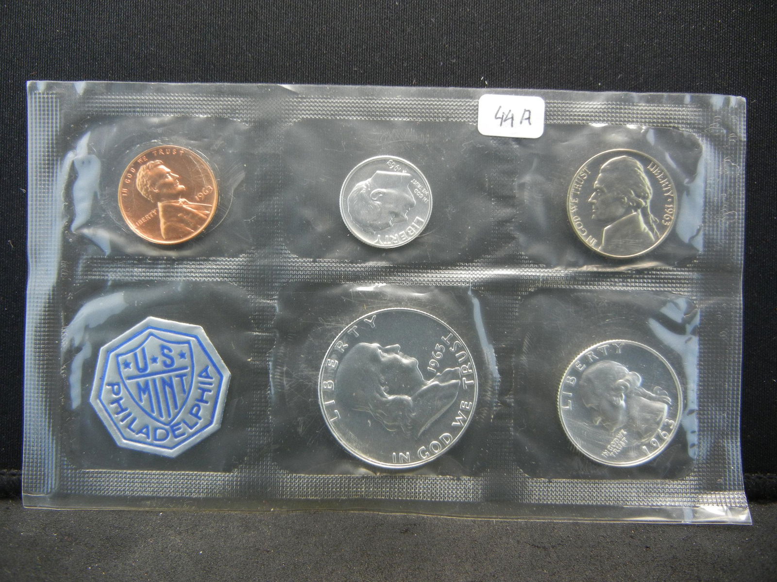 1963 US Silver Proof Set.  GEM Proof in government (1 of 2)