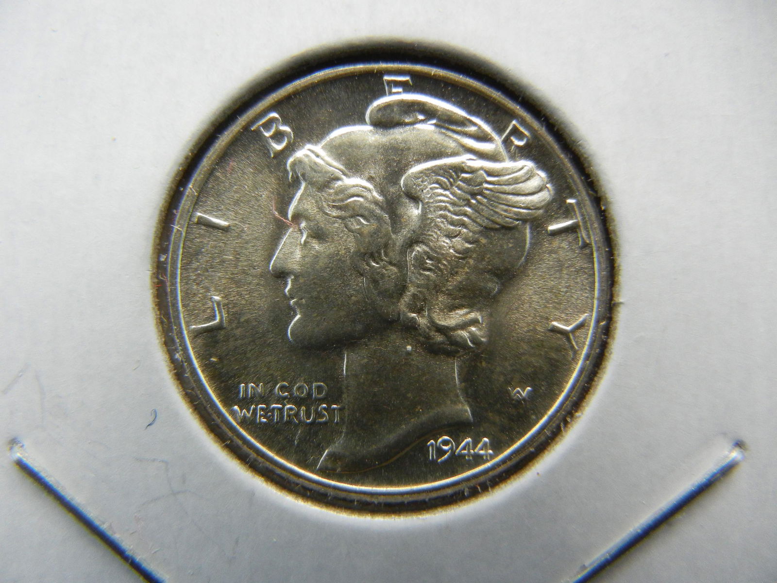 1944 Mercury Dime.  GEM MS 65.   Very White—a super (1 of 3)