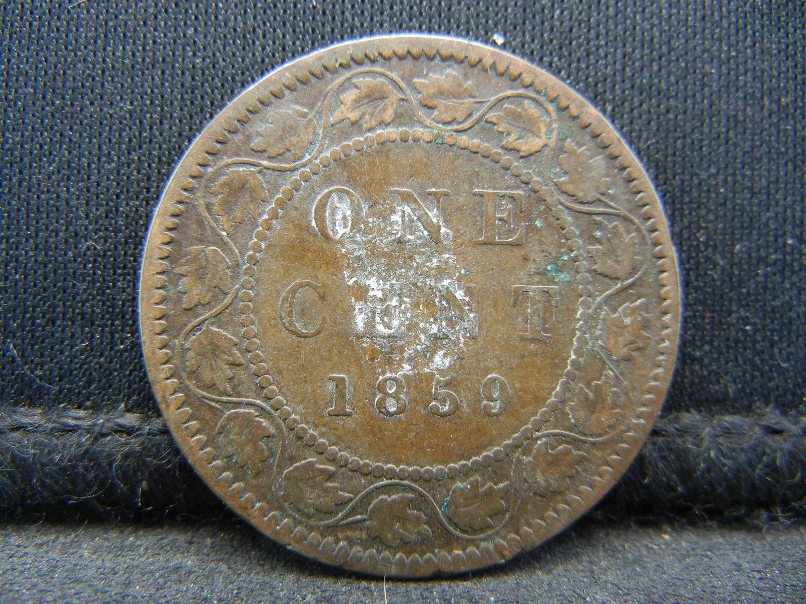 1859 CANADIAN ONE CENT (1 of 2)