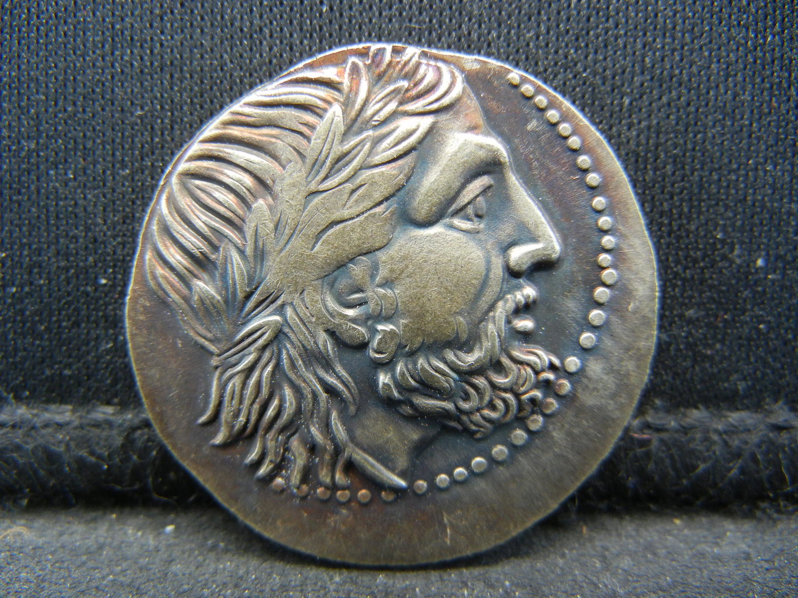 323 BC ANCIENT GREEK COIN, KING PHILLIP II: 323 BC ANCIENT GREEK COIN, KING PHILLIP II