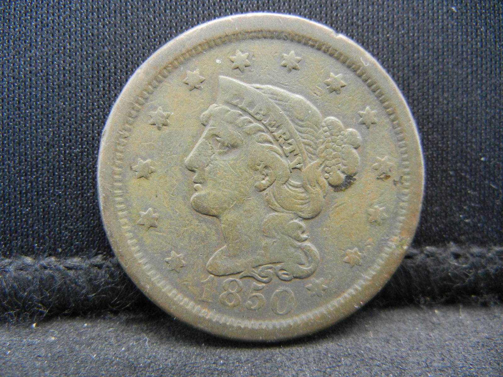 1850 Large Cent VF+ (1 of 2)
