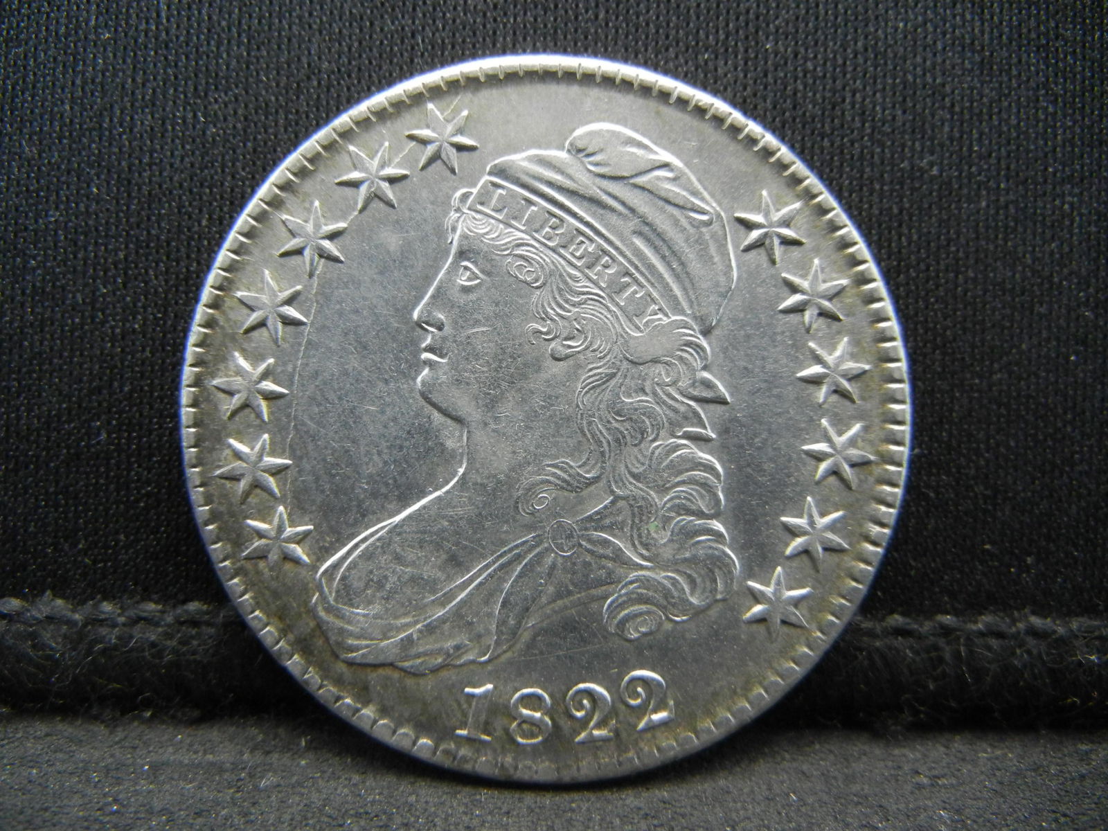 1822 Capped Bust Half Dollar AU/BU Super Nice (1 of 3)