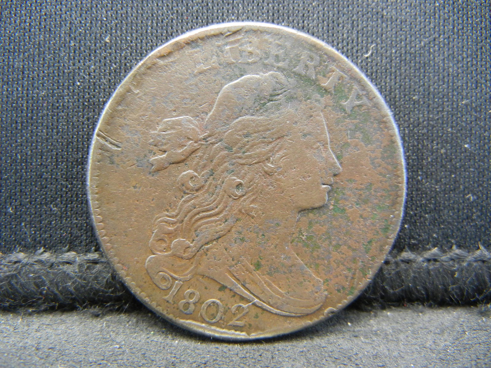 1802 Draped Bust Large Cent XF Details (1 of 2)