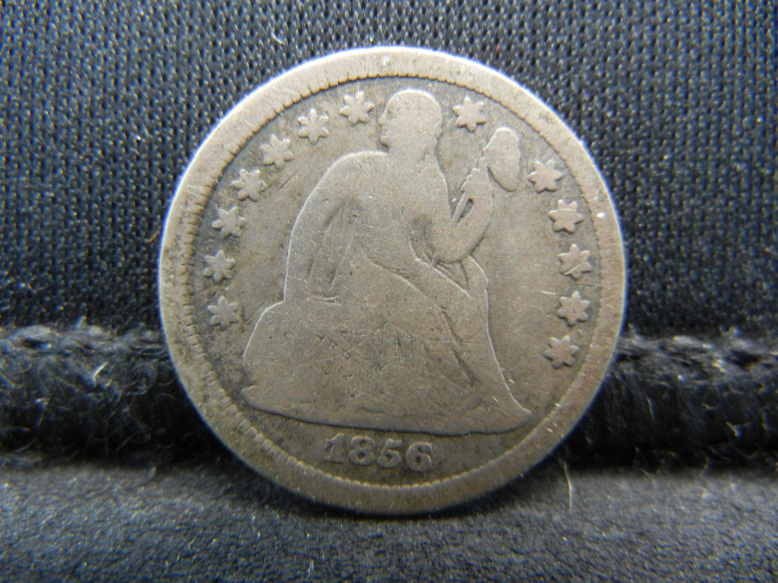 1856 Seated Dime (1 of 2)